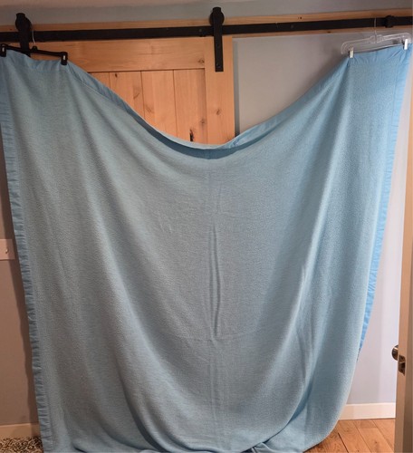 Vintage blue thermal waffle - thermal,