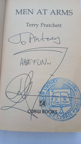 Signed with drawing - signed, terry