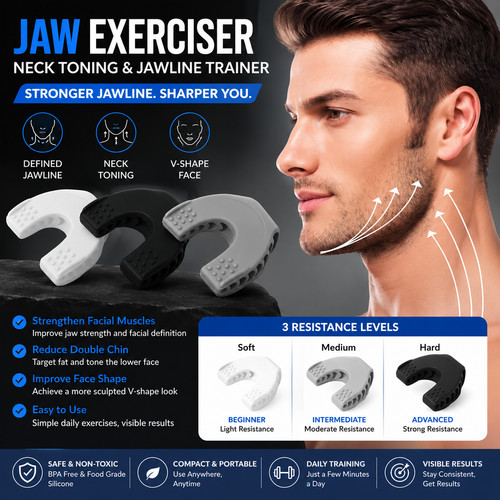 Jaw exerciser jawline trainer - jaw,