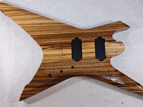 Finished zebrawood hxh - hxh, xiphos