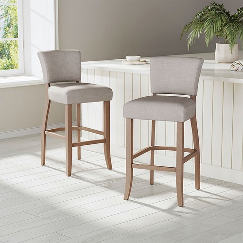 2pcs bar stools linen - 2pcs,