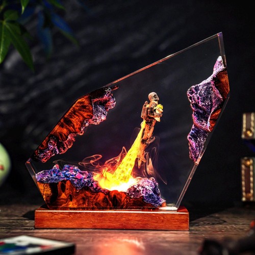 Mandalorian diorama night - mandalorian,