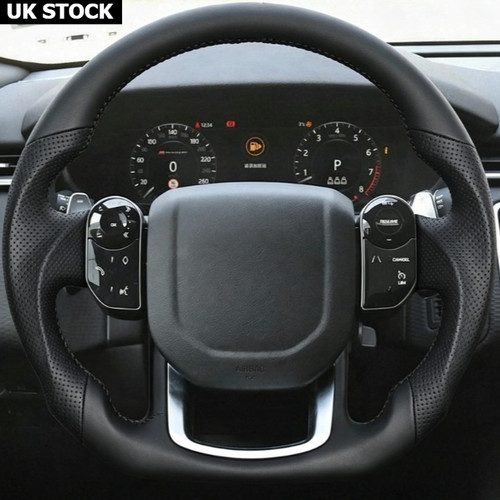 Full leather flat steering - full,