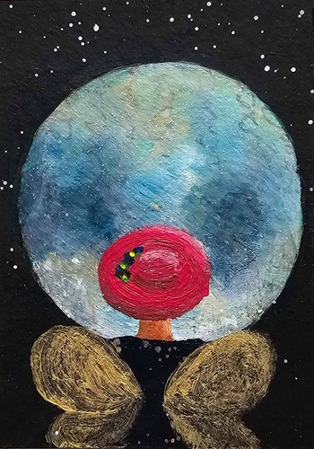 Original mini acrylgemälde - original, mini-acrylgemälde