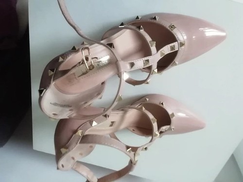Stylish rose gold stiletto - gold,