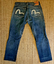 Evisu selvedge jeans w34 - selvedge,