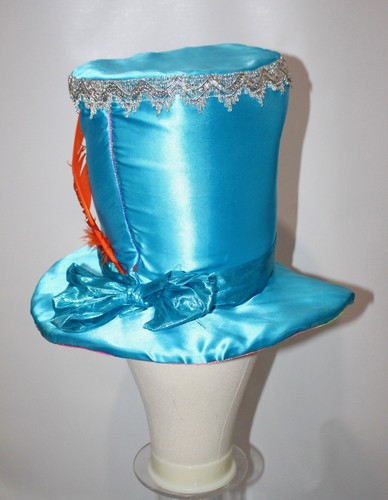 Blue silver mad hatter - blue,