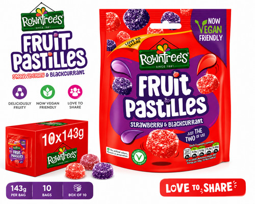 New rowntrees fruit pastilles - rowntrees,
