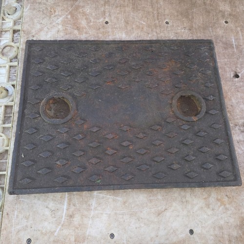 Cast iron manhole cover - cast,