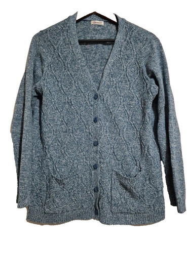 Damart sapphire blue cardigan - sapphire,