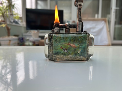 Dunhill aquarium lighter - dunhill,