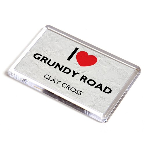 Fridge magnet love grundy - fridge, i
