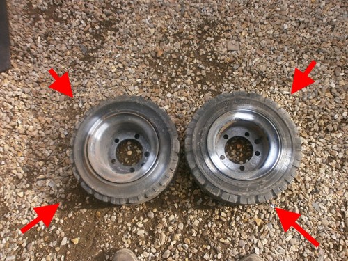 Forklift solid tyres orca - tyres,