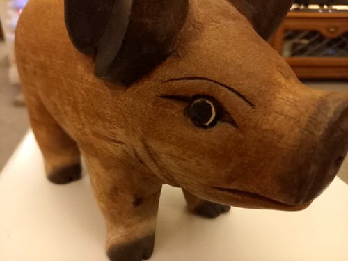 Hand carved wooden - carved,
