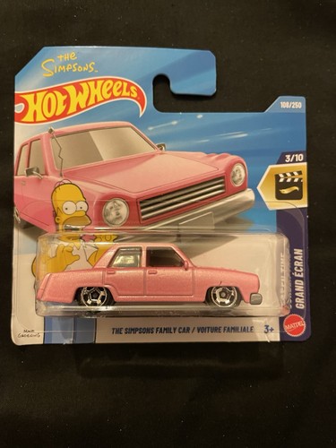 Hot wheels simpsons family car - hot,