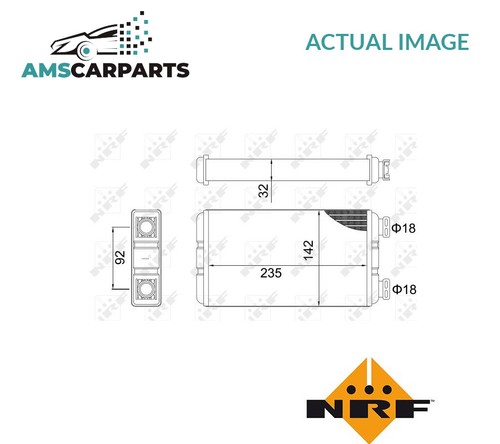 Heater radiator exchanger - heater,