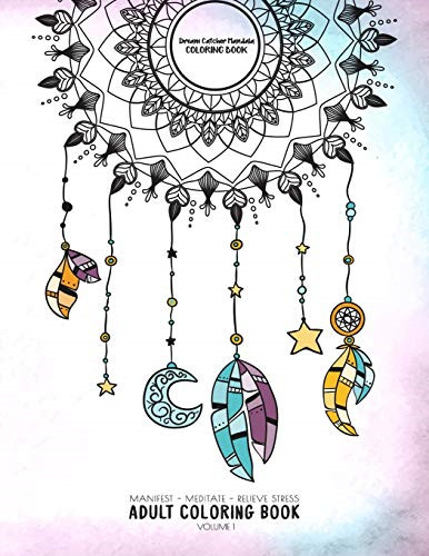 Dream catcher mandala coloring - catcher,