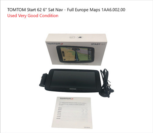 Tomtom start sat nav - start, 62