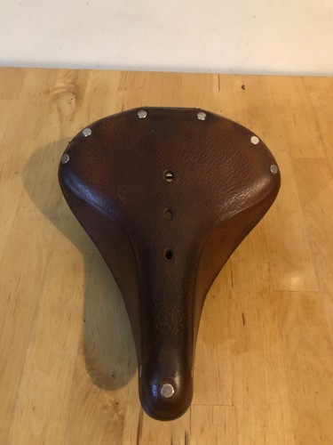 Brooks b66 leather bike saddle - leather,