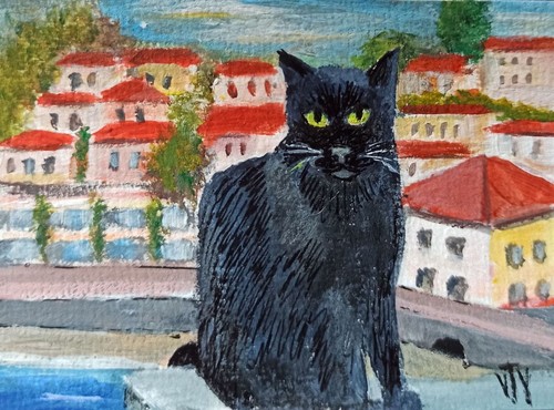 Aceo original acrylic - ,
