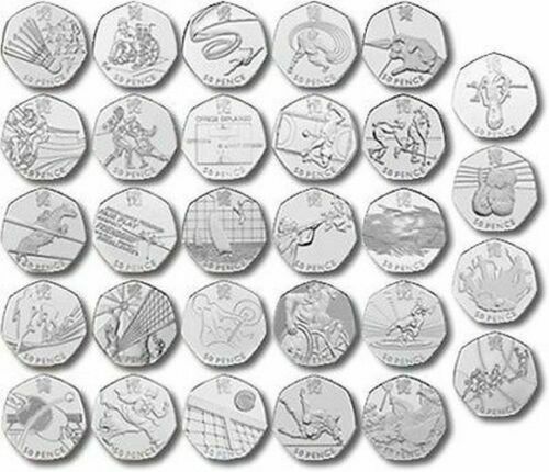 London olympic 2012 - 50p, coins