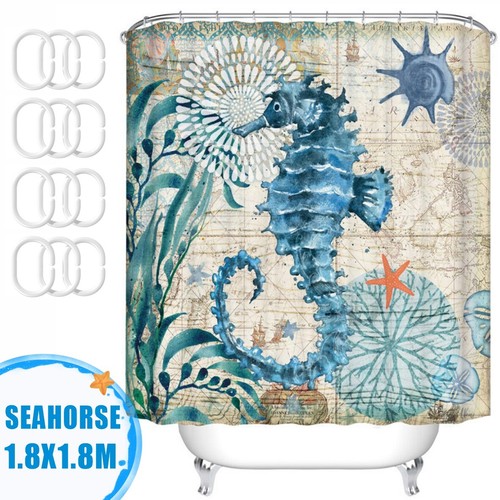 Vintage nautical map shower - vintage,