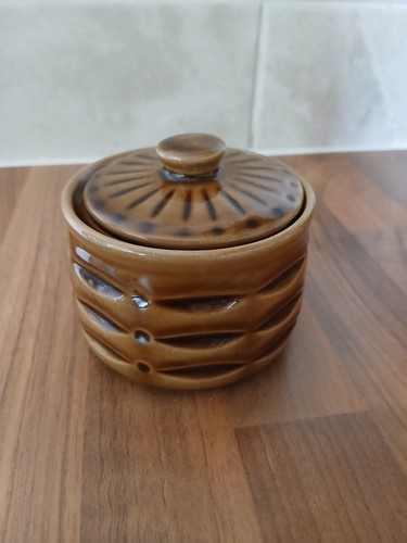 Small vintage storage jar - small,