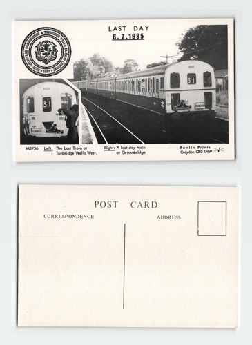 Vintage postcard railways - vintage, last