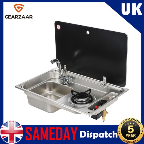 Campervan sink cooker camping - cooker,