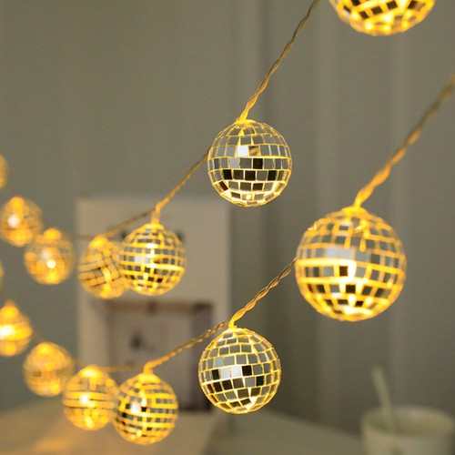 Led disco string - light, glass