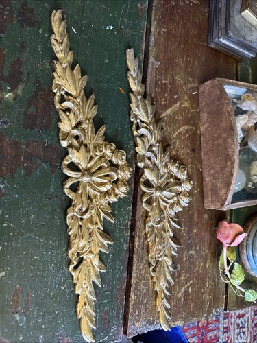 Vintage pair solid - solid, brass