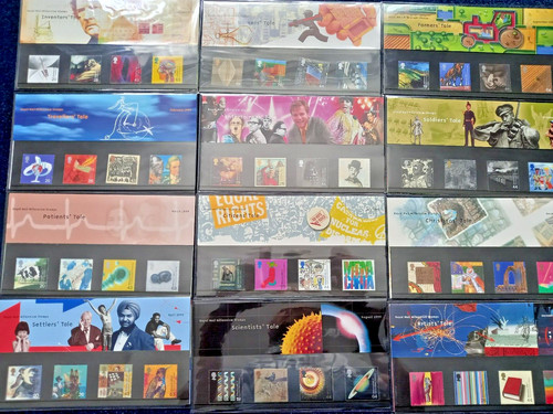 1999 millennium stamps - gb,