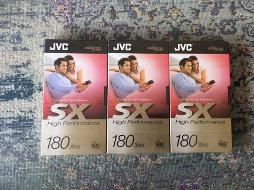 Jvc 180 sealed vhs blank - vhs,