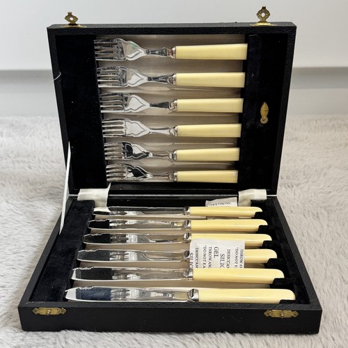 Vintage cutlery set cream - vintage,