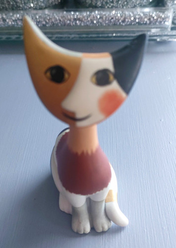 Goebel ceramic pottery cat - goebel, ceramic/pottery