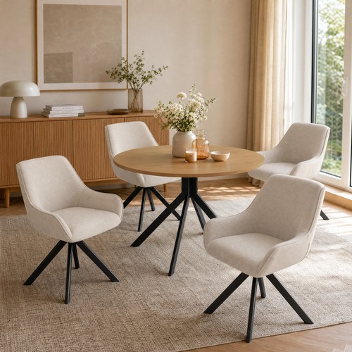 Goeurvant set round dining - set,