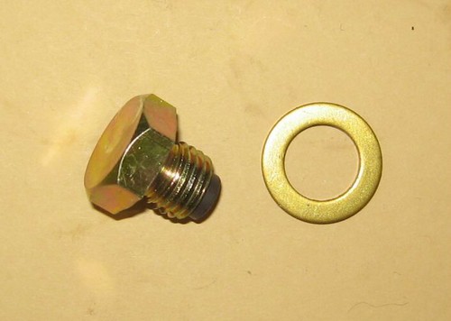 Oil drain plug - magnetic, for