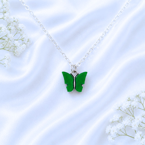 Forest green butterfly - forest,