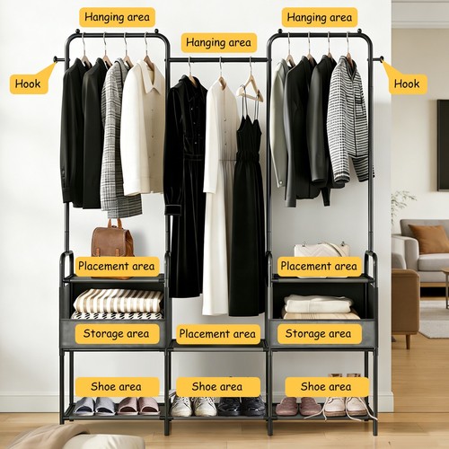 Clothes rail 120kg - 120kg, load