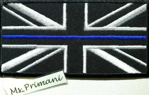 Embroidered union jack patch - embroidered,