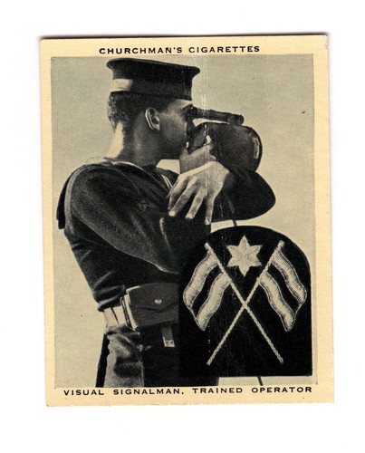 Churchman royal navy card - churchman,