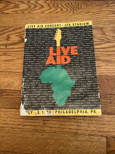 Live aid 1985 - concert, program