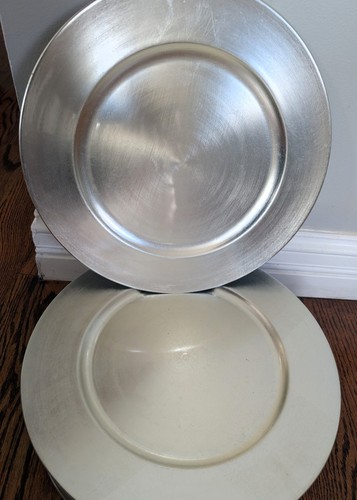 Round beaded rim silver - 14",