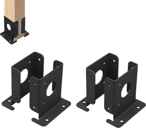 4pcs wood fence pergola post - fence,