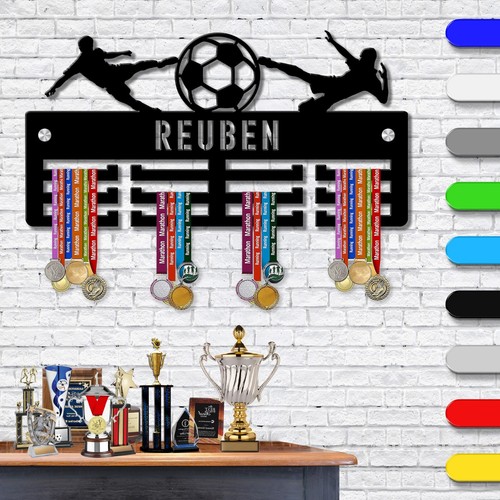 Personalised football medal - personalised,