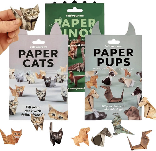 Paper cats origami kit - kit,, 150
