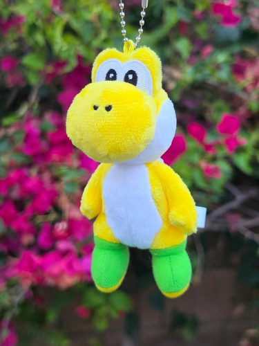 Yellow yoshi plush - plush, keychain