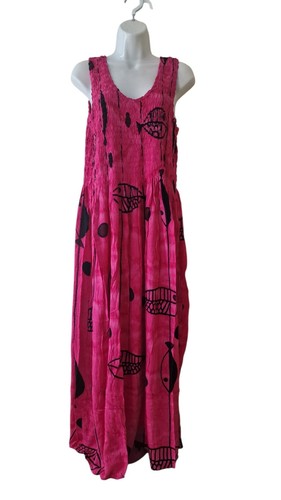 Fushia plus size lagenlook - fushia,