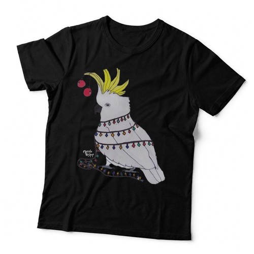 Christmas cockatoo shirt - christmas, t-shirt