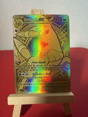 Umbreon gold pokemon card - pokemon,